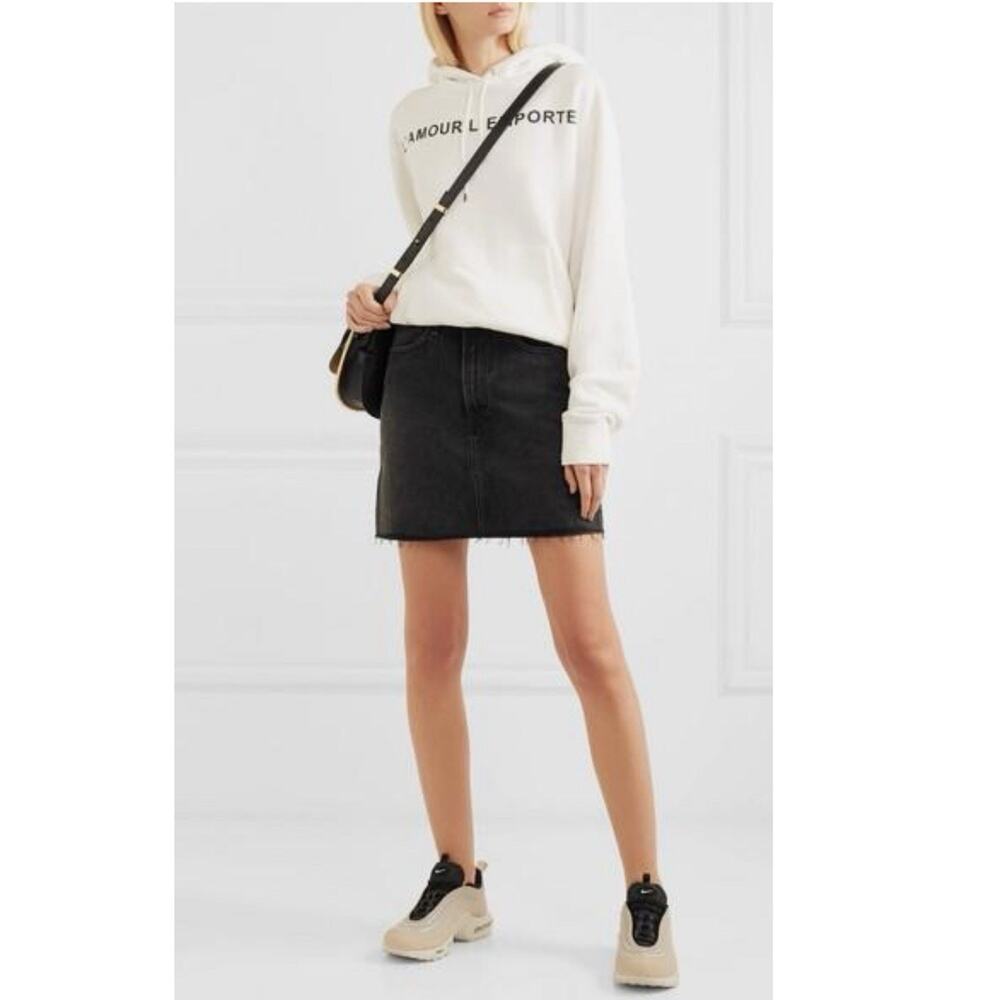 Rag & bone Moss Denim Skirt Raw Hem Sz 25  *FINAL PRICE*